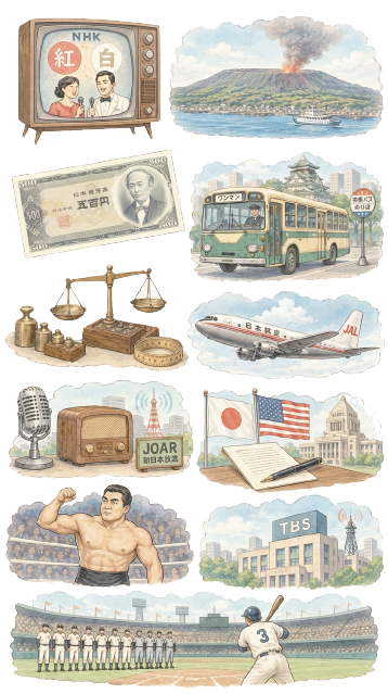 1951年の主な出来事