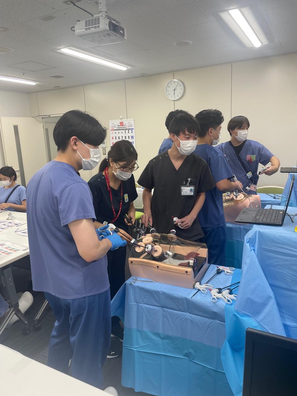 腹腔鏡手術ハンズオンセミナー開催しました