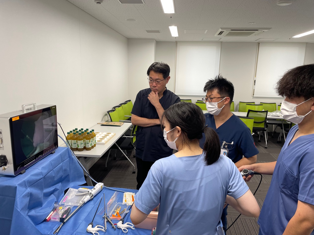 腹腔鏡下手術のハンズオントレーニングを開催しました | 南大阪病院